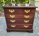 Local Pickup Chippendale Bachelors Chest Of Drawers End Table Nightstand