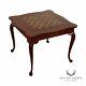 M. Hayat & Bros Ltd Chippendale Style Rosewood Chess Board Reversible Game Table