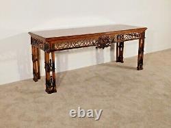 MASSIVE Baker Furnture Co Stately Homes Irish Chippendale Console Table