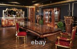 Magnificent CMC Designs Louis XVI style dining table set range, 8ft to 20ft plus
