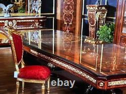 Magnificent CMC Designs Louis XVI style dining table set range, 8ft to 20ft plus