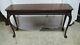 Mahogany Chippendale Claw Foot Sofa Console Table