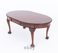 Mahogany Chippendale Dining Table Extending 1880