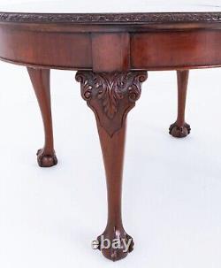 Mahogany Chippendale Dining Table Extending 1880