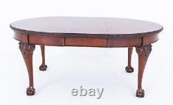 Mahogany Chippendale Dining Table Extending 1880