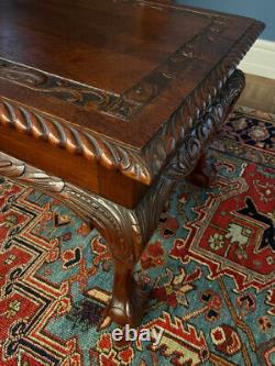 Mahogany Chippendale coffee table