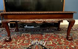 Mahogany Chippendale coffee table