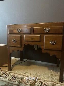 Mahogany Chippendale mid-late 19th c by Sypher & Co. Lowboy/dressing table