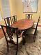 Mahogany Table And 6 Chippendale Chairs
