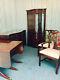 Mahogany White Co. Dining Room Set- Table 6 Chairs 2 Leaves And Side Board