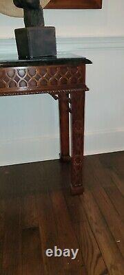 Maitland Smith Chippendale Chinoiserie Console Table