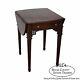 Maitland Smith Flame Mahogany Chippendale Style Pembroke Table