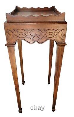 Maitland Smith Kettle Stand Side End Table French Regency Chippendale Style