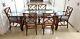 Mid Century Modern Bamboo Chinese Chippendale Dining Room Set Table 6 Chairs Wow