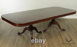 Millender Furniture 152 inch Flame Mahogany Expandable Dining Table