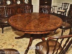 NEW Princess Diane's Expandable Round Mahogany Dining Table Famous Maker