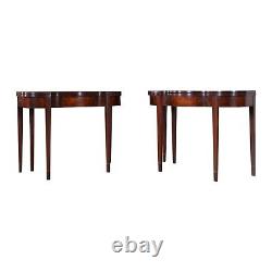 NVIN0436, Niagara Furniture, PAIR of Landstrom Mahogany Game Tables