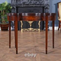 NVIN0436, Niagara Furniture, PAIR of Landstrom Mahogany Game Tables