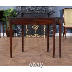 NVIN0436, Niagara Furniture, PAIR of Landstrom Mahogany Game Tables