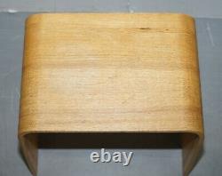 Nest Of Three Vintage Bentwood Nesting Side End Lamp Wine Tables Very Stylish