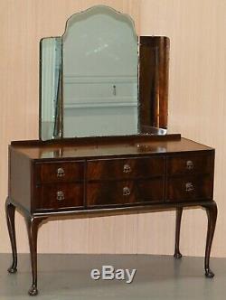 Nice Vintage Beithcraft Furniture Mahogany Dressing Table Part Of Lovely Suite