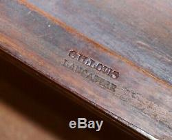 Original Rare Gillows Lancaster Circa 1789-95 Mahogany Fold Over Game Card Table
