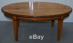 Oval Solid Birch Swedish Biedermeier Dining Table For Restoration Refinishing