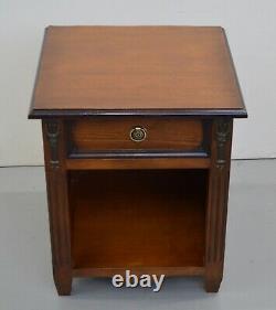 Pair Of Georgian Mahogany Bedside Cabinet Tables Nightstand