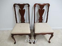 Pair Pennsylvania House Solid Cherry Chippendale Dining Room Side Desk Chairs C