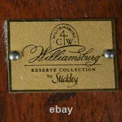 Pair of Stickley Williamsburg Sara Richardson Mahogany Arm Chairs CW 142 A