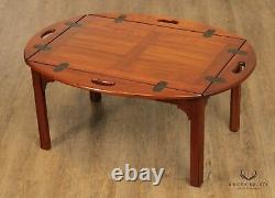 Pennsylvania House Chippendale Style Cherry Butler's Tray Coffee Table