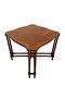 Pennsylvania House Eight Leg Square Table Banded Walnut Chippendale Style