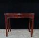 Period 18th Century Chippendale Mahogany Mass Or Ri Games Table- Serpentine Top
