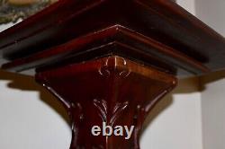 Rare Antique Chippendale Mahogany Carved Stand