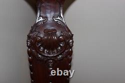 Rare Antique Chippendale Mahogany Carved Stand