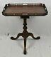 Rare Baker Mahogany Chippendale Tray Tilt Top Tea Table Occasion Table Claw Foot