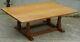 Rare Classic Vintage Robert Mouseman Thompson Solid Oak Refectory Dining Table