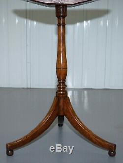 Rare George IV Circa 1820 Mahogany Tripod Side End Timeless Design After Gillows