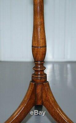 Rare George IV Circa 1820 Mahogany Tripod Side End Timeless Design After Gillows