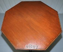 Rare Stamped Mousell Bros Ltd Victorian Mahogany Tea Side End Lamp Wine Table