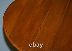 Rare Victorian Small Salesman Sample Famboo Gatele Folding Table Side Table Size