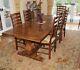 Refectory Table And Ladderback Chair Dining Set