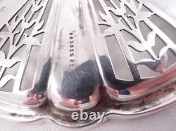 Roberts & Belk Sterling Silver Miniature Tripod Chippendale Table Pierced Shreve