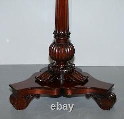 Rrp £12,000 Pair Of Ralph Lauren American Mahogany Marble Topped Side End Tables