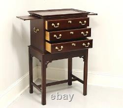 STATTON Old Towne Cherry Chippendale Silver Chest / Tea Table