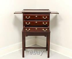 STATTON Old Towne Cherry Chippendale Silver Chest / Tea Table