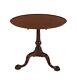 Stickley Williamsburg Mahogany Round Pie Table Tea Table Cw 70 Claw And Ball