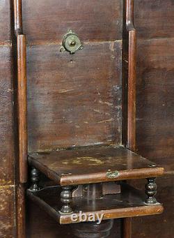 SWC-Cherry Connecticut Dishtop Candlestand, c. 1780