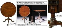 SWC-Magnificent Chippendale Tilt-top Table, with Pie Crust Top, England, c. 1780