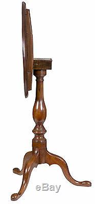 SWC-Walnut Dishtop Tilt-Top Candlestand, Philadelphia, c. 1760